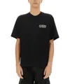 Amiri Mens Black Bones Stacked Short-sleeve Cotton-jersey T-shirt