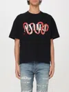 Amiri Mens Snake Oversized Short-sleeve Cotton-jersey T-shirt Black In Black