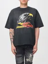 Amiri Mens Black Eagle Graphic-print Cotton-jersey T-shirt In Black