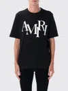 Amiri Cotton T-shirt With Front Logo Print