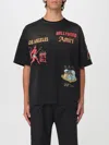 Amiri Crew Neck Graphic Print Relaxed Fit In Black