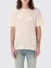 Amiri Washed Shotgun T-shirt In Brown