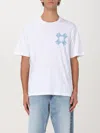 Amiri Ma Quad Printed Cotton T-shirt In Weiss 1