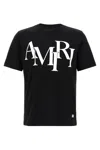 Amiri T-shirt ' Staggered Logo' In Multi