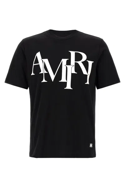 AMIRI 'AMIRI STAGGERED LOGO' T-SHIRT