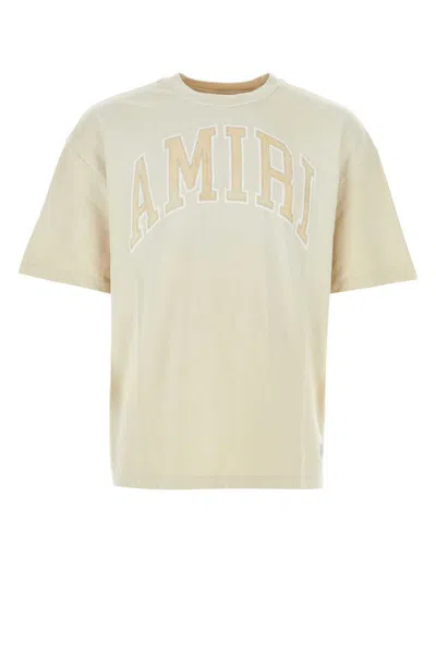 Amiri T-shirt In Beige O Tan