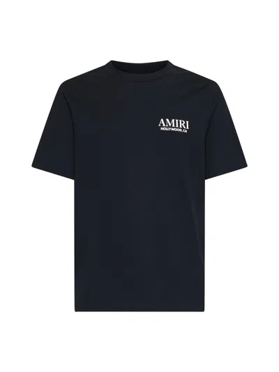 Amiri Tshirt Con Logo In Black