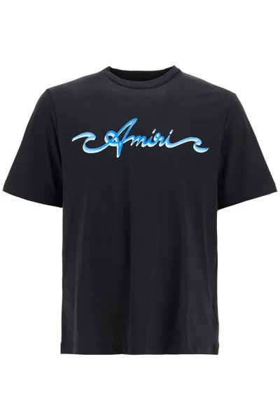 Amiri Logo-print Cotton T-shirt In Black