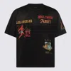 Amiri Crew Neck Graphic Print Relaxed Fit In Black