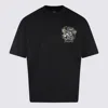 Amiri Mens Black Hollywood Oversized Cotton-jersey T-shirt Xl In Black