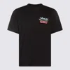 Amiri Mens Neon Lights Graphic-print Cotton T-shirt Black Xl In Black