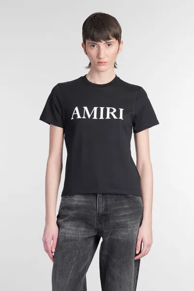 AMIRI T-SHIRT IN BLACK COTTON