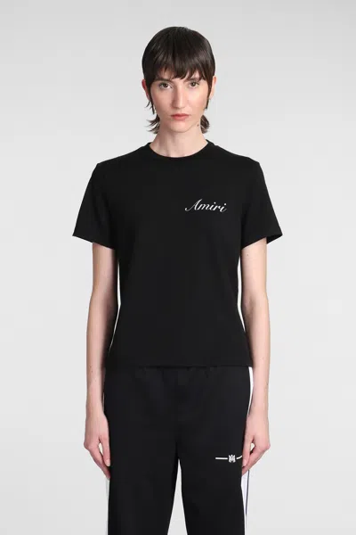 Amiri T-shirt In Black Cotton