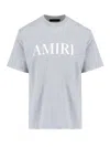 Amiri Stencil Logo-print Cotton-jersey T-shirt In Gray