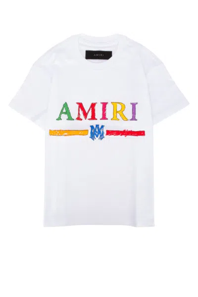 Amiri Kids' T-shirt In Whitecotto