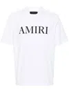 Amiri Cotton T-shirt With Front Logo Print