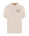 Amiri T-shirt With Round Neck And Short Sleeves In Nude