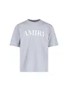 Amiri Stencil Logo-print Cotton-jersey T-shirt In Gray