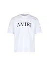 Amiri Cotton T-shirt With Front Logo Print