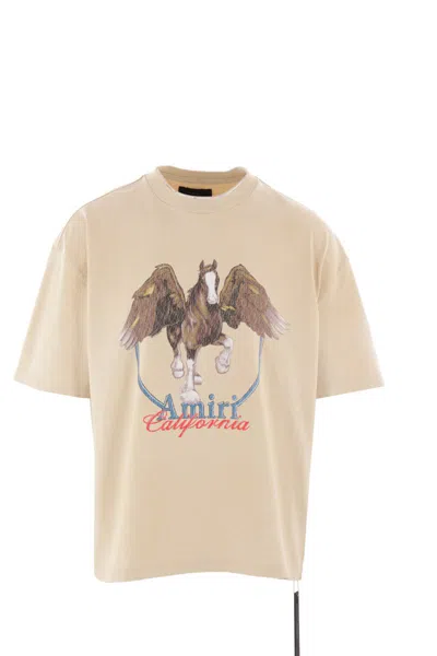 Amiri T-shirts And Polos In Neutral