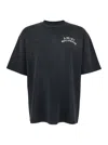 Amiri Men Salte Cotton Oversize T-shirt In Black