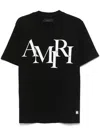 Amiri Cotton T-shirt With Front Logo Print