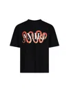Amiri Mens Snake Oversized Short-sleeve Cotton-jersey T-shirt Black In Black