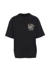 Amiri Mens Black Hollywood Oversized Cotton-jersey T-shirt Xl In Blue