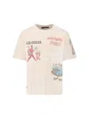 Amiri Relaxed Fit Graphic Print T-shirt With Crew Neckline In Multi