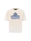 Amiri Boxy-fit Graphic T-shirt With Midnight Message In Neutral