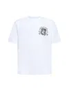 Amiri Lion Outline Crewneck T-shirt In White