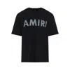 Amiri Stencil T-shirt In Black