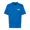 Amiri Bones Stacked Cotton T-shirt In Blue