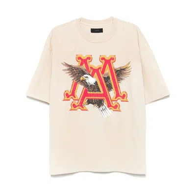 Amiri Vintage Ma Eagle Os T-shirt In Beige