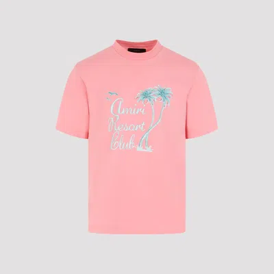 Amiri T-shirts Pink & Purple