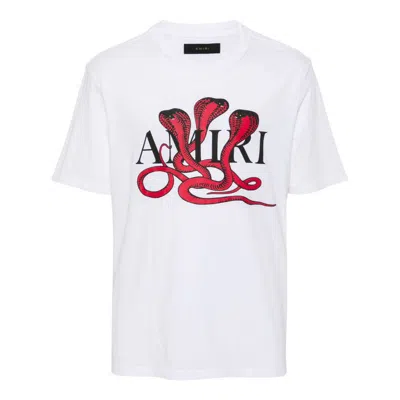 Amiri T-shirts In White/red