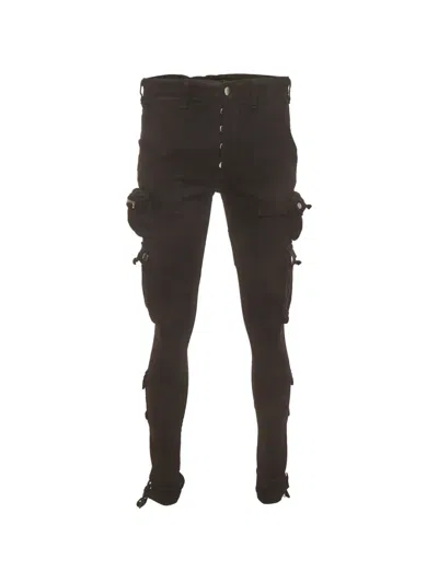 Pre-owned Amiri Tactical Cargo Pants In Black