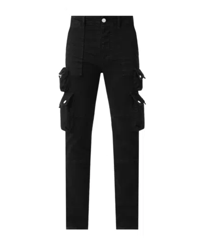Amiri Tactical Cargo Trousers In Black