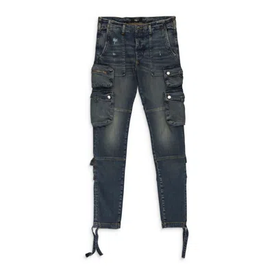 Amiri Tactical Deep Classic Cargo Pants In Blue