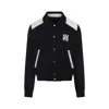 Amiri Tailored Wool And Leather Jacket With Zippered Pockets