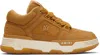 Amiri Wheat Leather Blend Sneakers In Nude