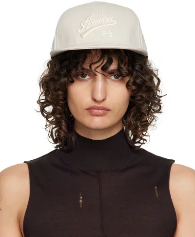 Amiri Taupe '22' Fitted Cap In Tan