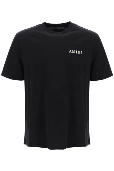 Pre-owned Amiri Textured Front & Back Logo T-shirt In Black
