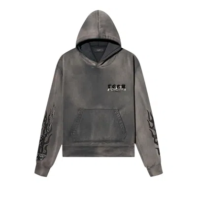 Pre-owned Amiri T.g.c.w. Flames Hoodie 'black' | Men's Size Xxl