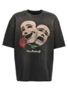 Amiri Theatre Masks Oversized T-shirt In Black