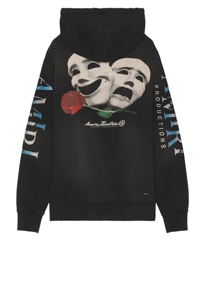 Amiri Theatre Masks Hoodie In Black