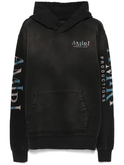 Amiri Theatre Masks Hoodie In Black