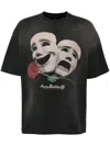 Amiri Theatre Masks Oversized T-shirt In Black