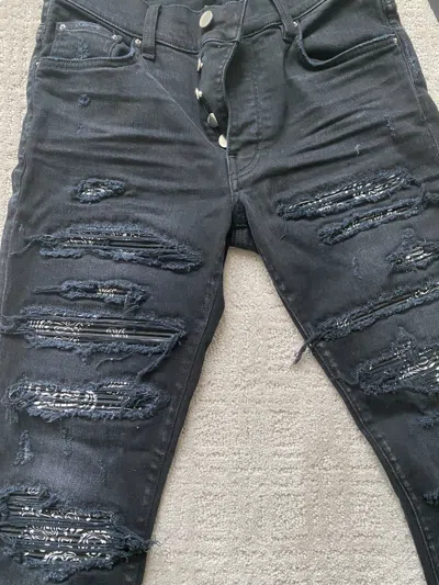 Pre-owned Amiri Thrasher Jeans In Black