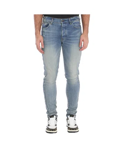 Amiri Three-dimensional Bone Jeans In Gray